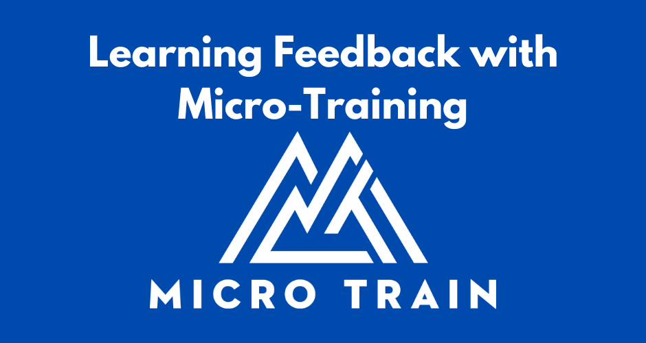 Learning Feedback with Micro-Training